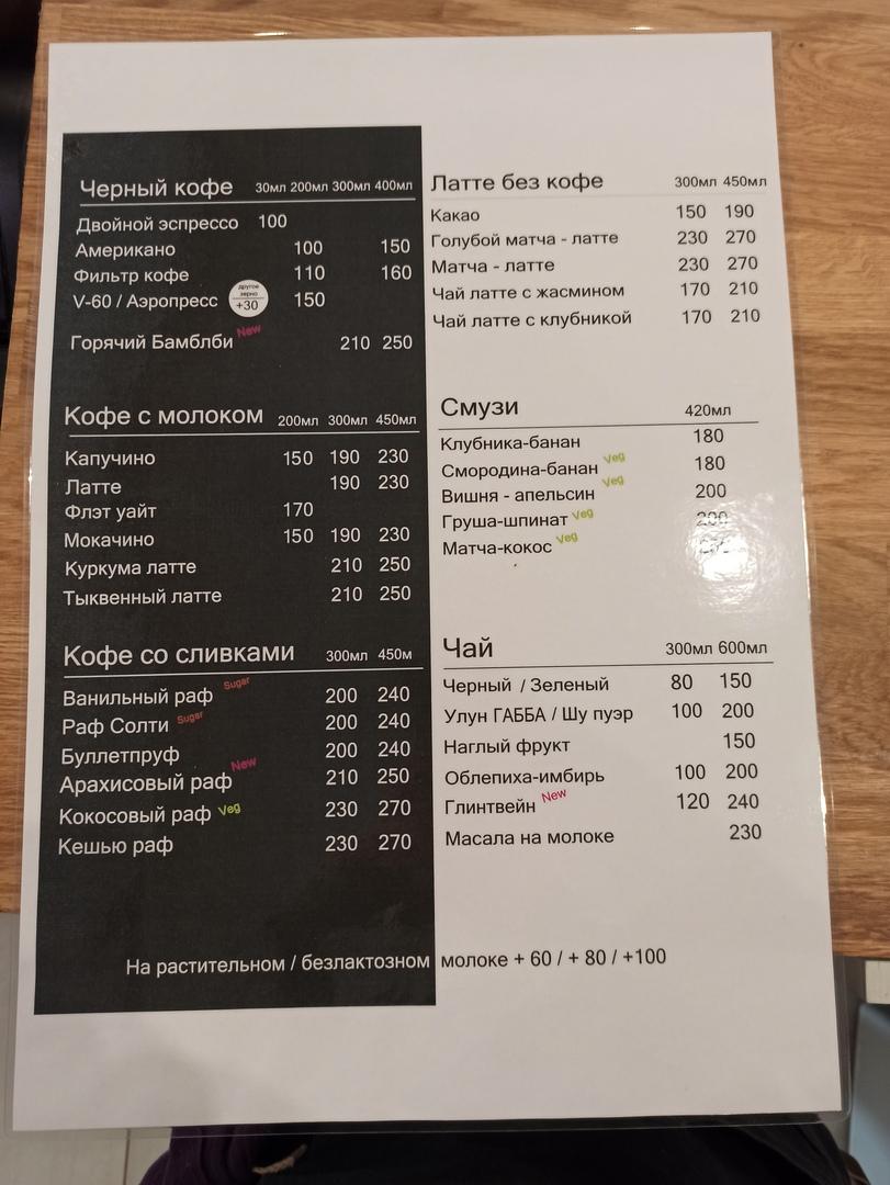 Безопасный кекс меню