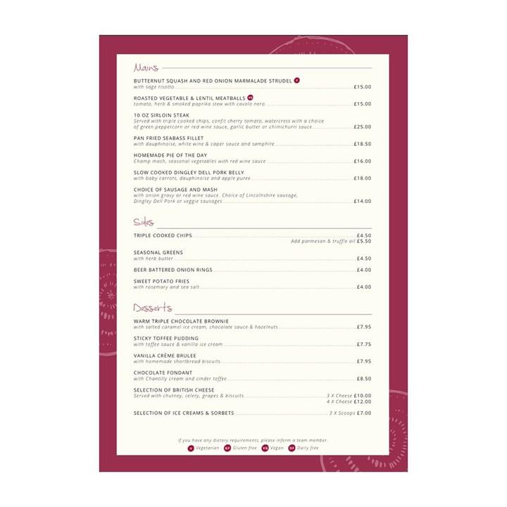 B&R Restaurant меню