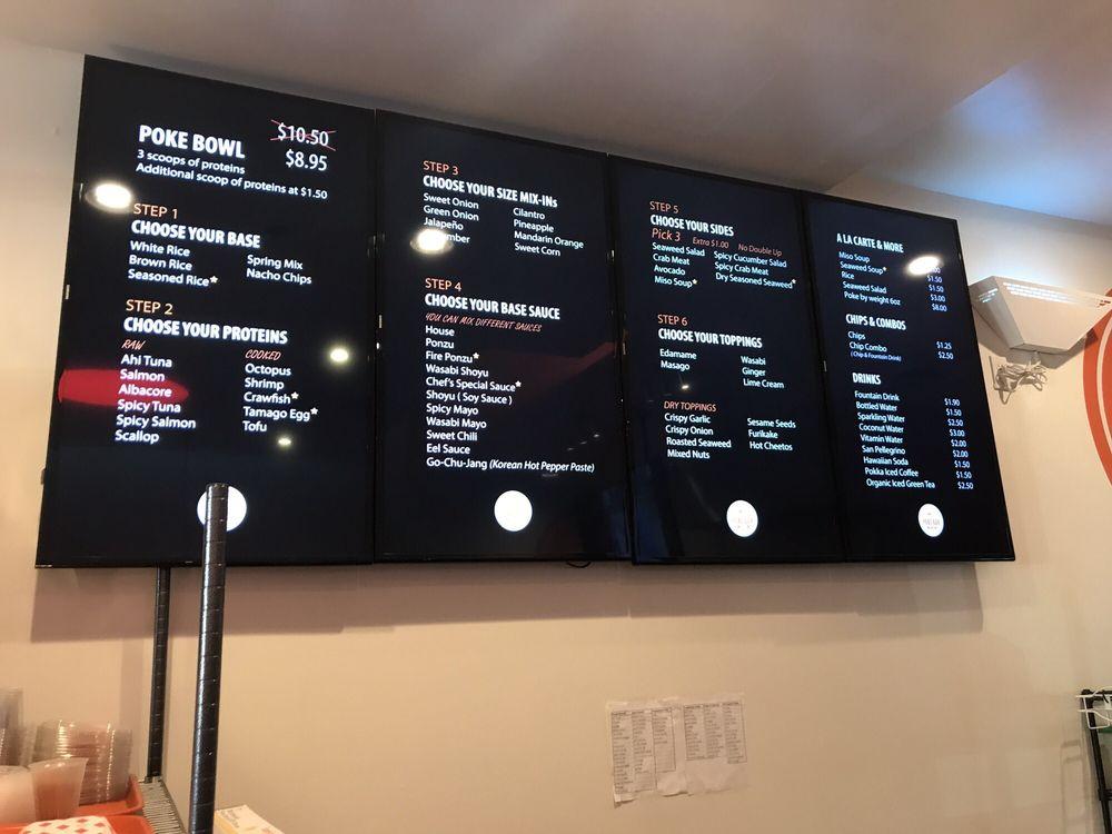 Poke Bar меню