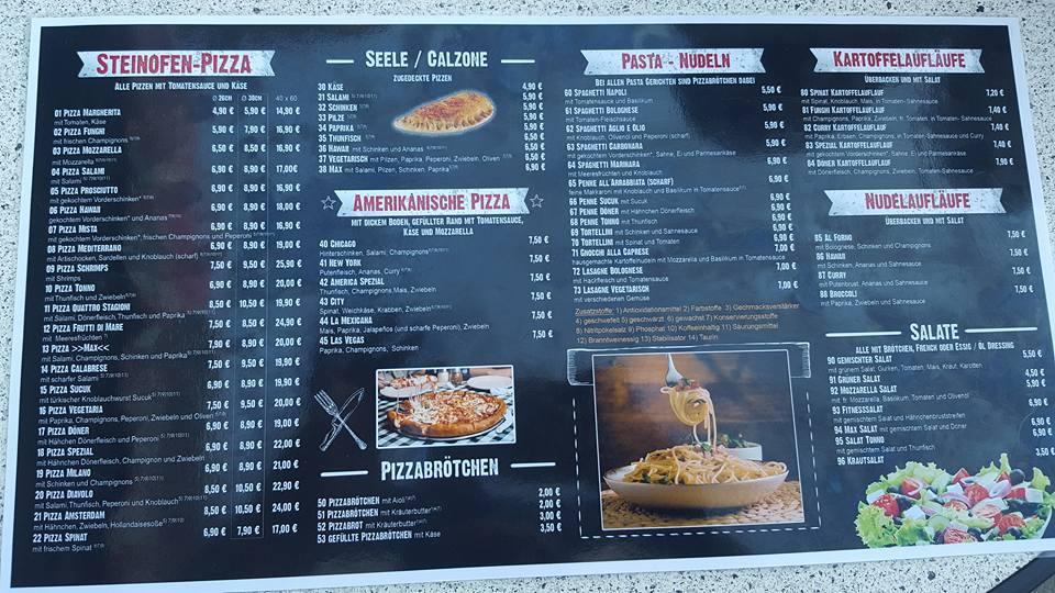 Pizza Max's Wesseling меню