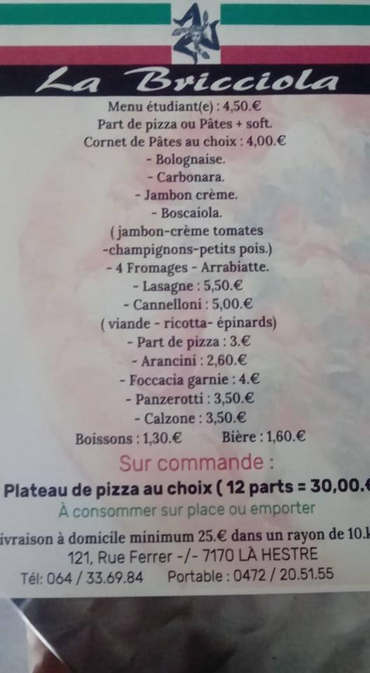Il Faraone меню