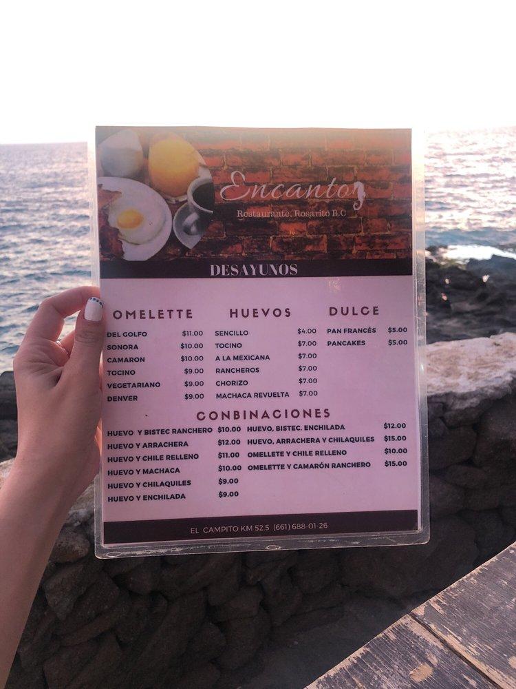 Encanto Restaurante меню