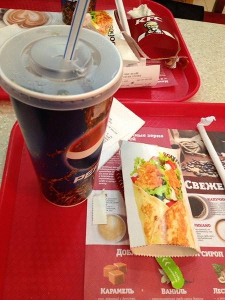 KFC меню
