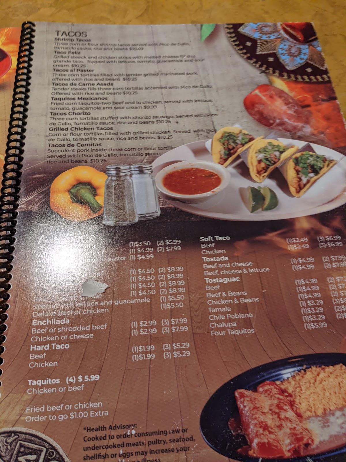 Los Rancheros меню