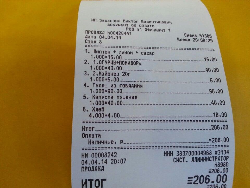 Полина меню