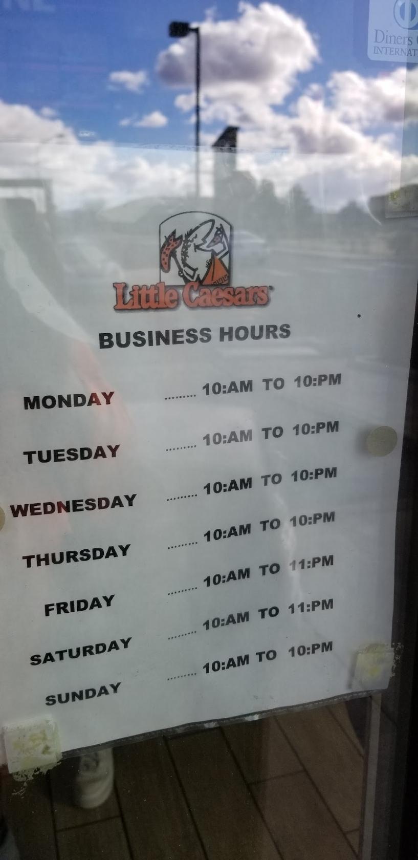 Little Caesars Pizza меню