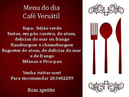Versátil меню