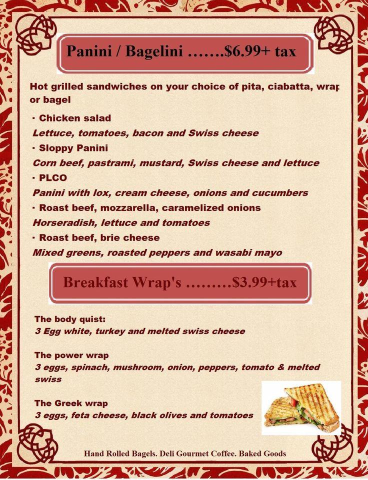 Chestnut Ridge Hot Bagels меню