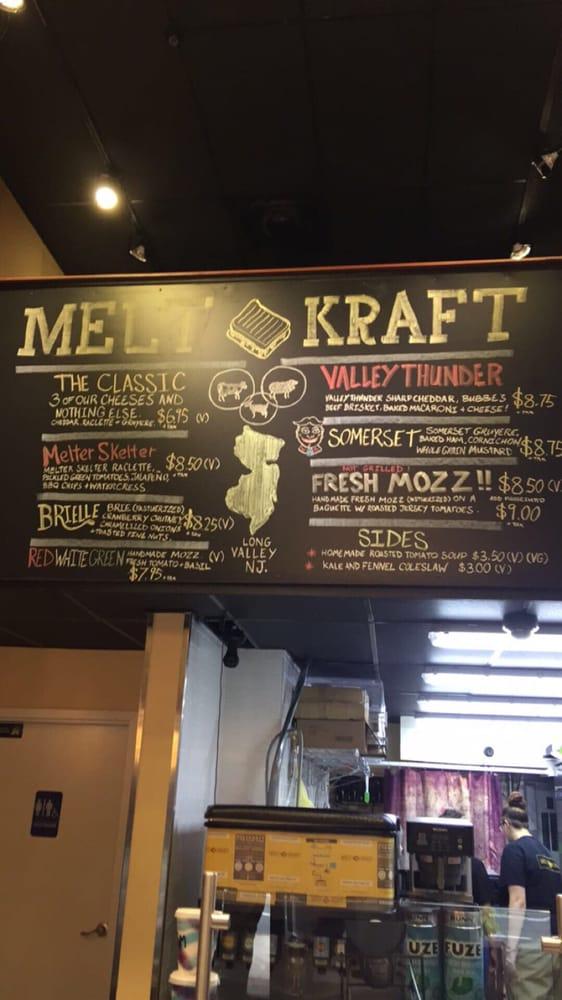 Melt Kraft меню