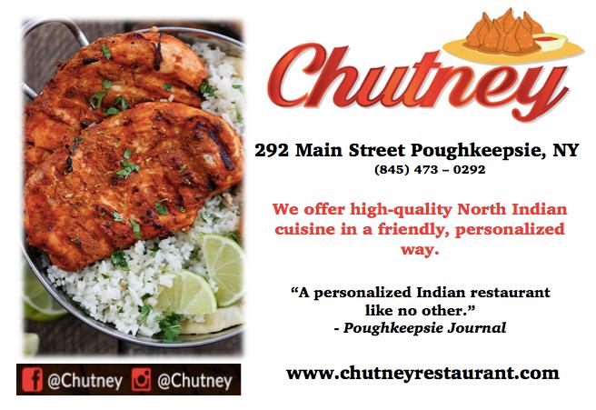 Chutney меню