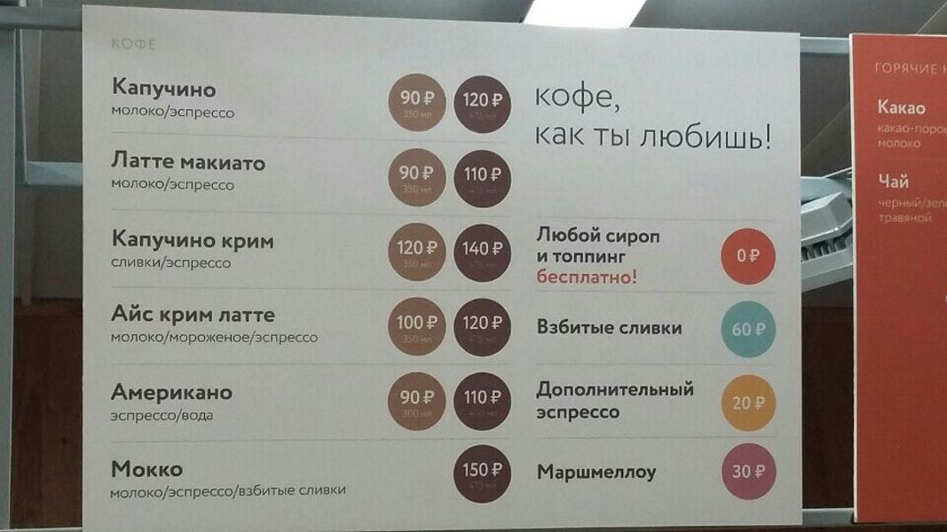 GREENHOUSE меню