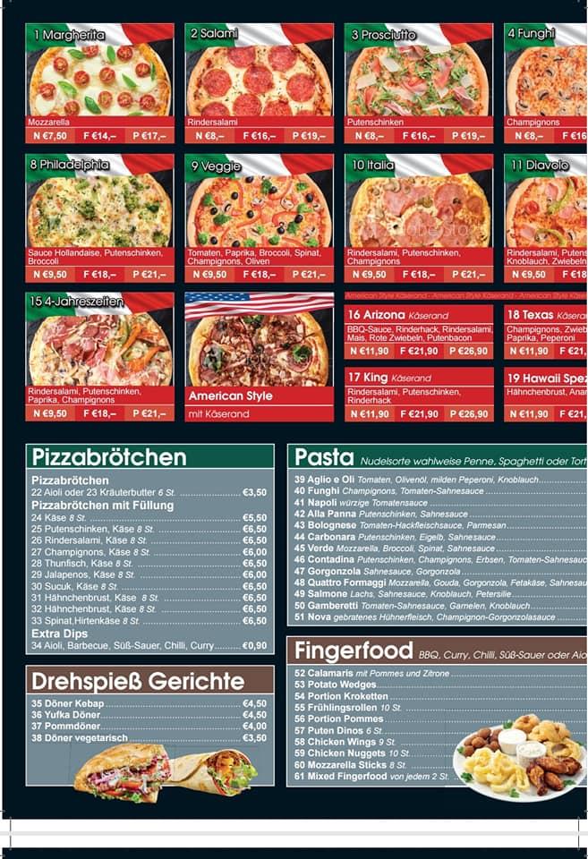 Mr. Pizza меню