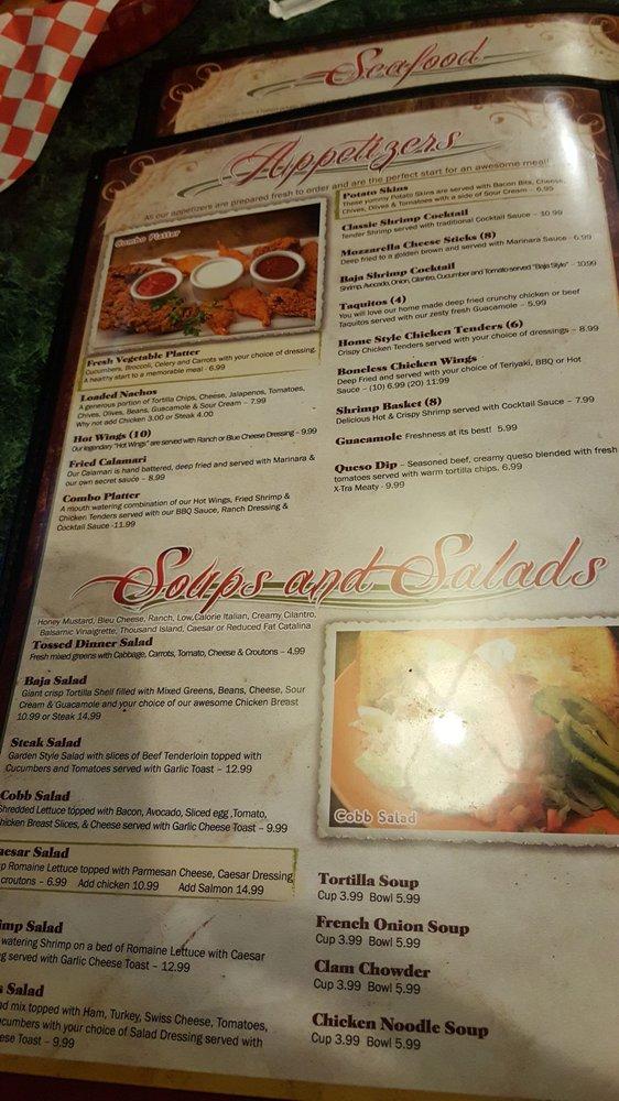 Cactus Cantina меню
