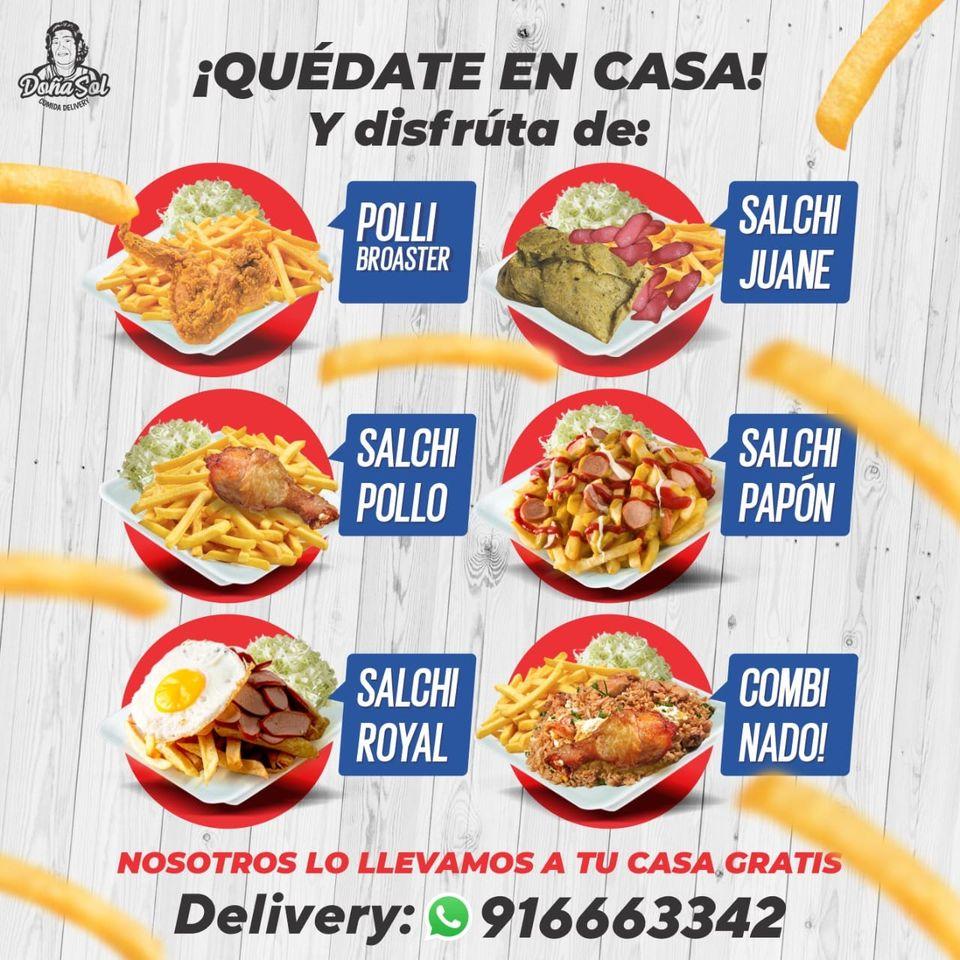 Doña Sol - Comida Delivery меню