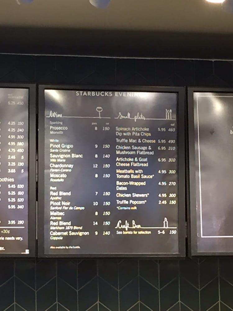 Starbucks Coffee Company меню