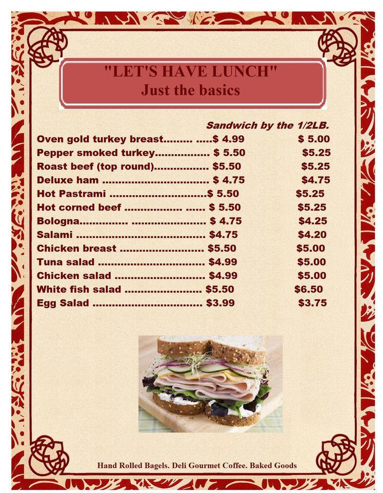 Chestnut Ridge Hot Bagels меню