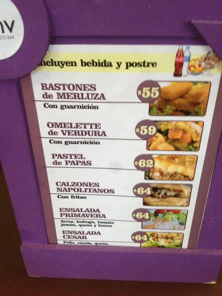 Genoveva меню