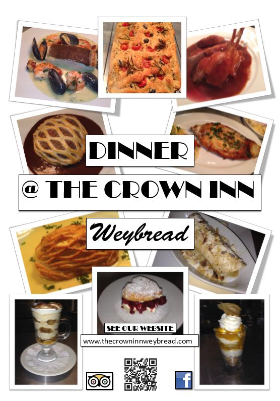 The Crown Inn меню