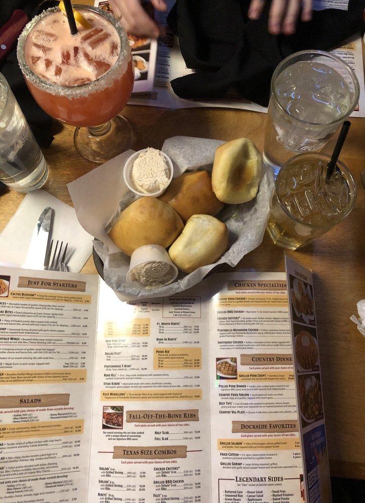 Texas Roadhouse меню