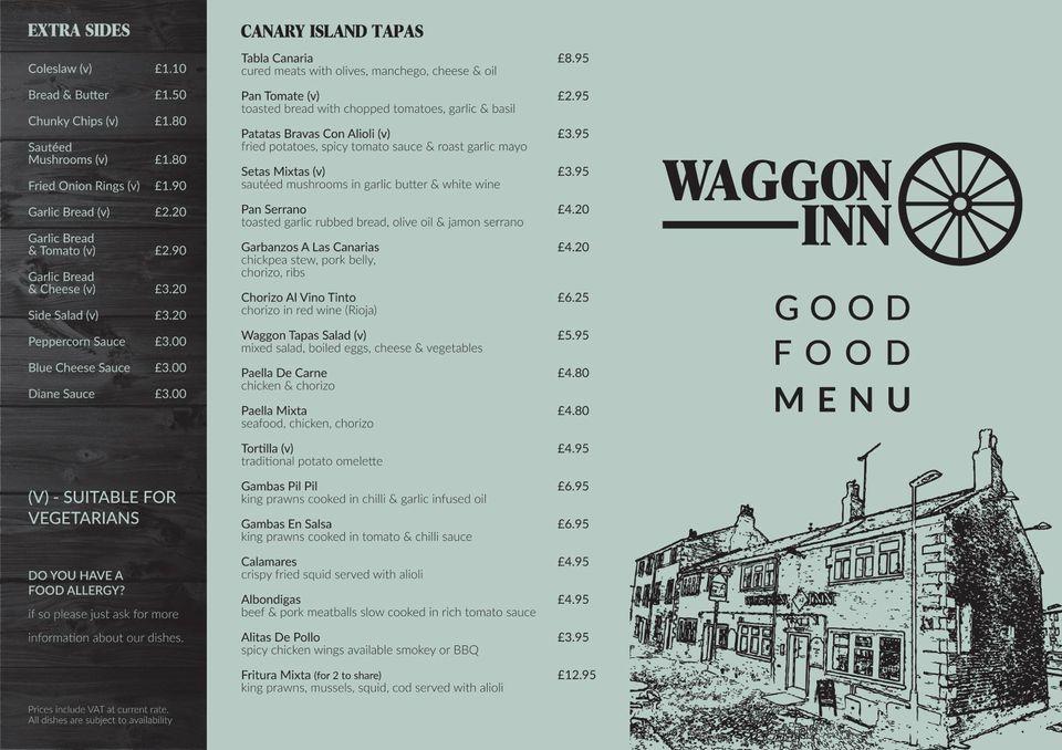 Waggon Inn меню