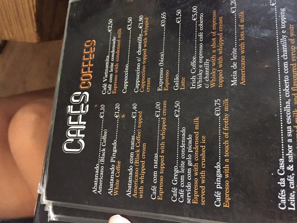 Java House меню