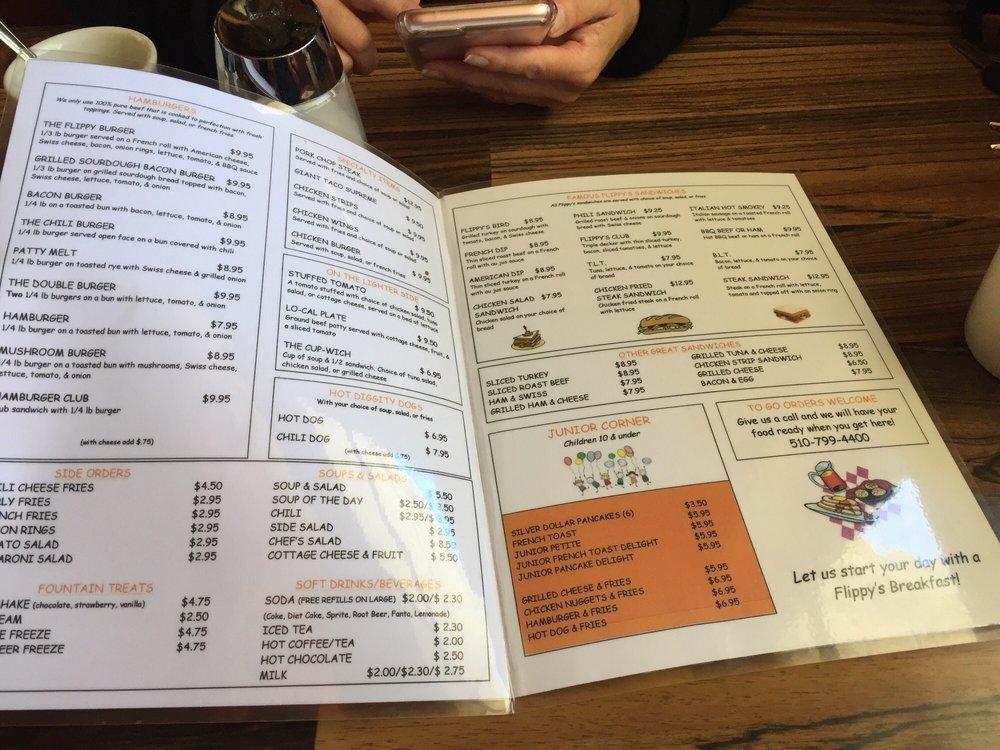 Flippy's Café меню