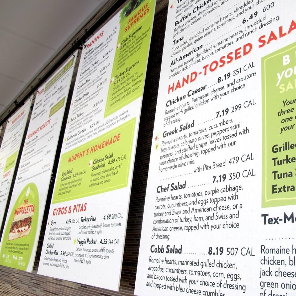 Murphy's Deli меню