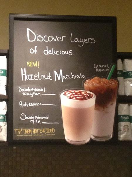 Starbucks Coffee Company меню