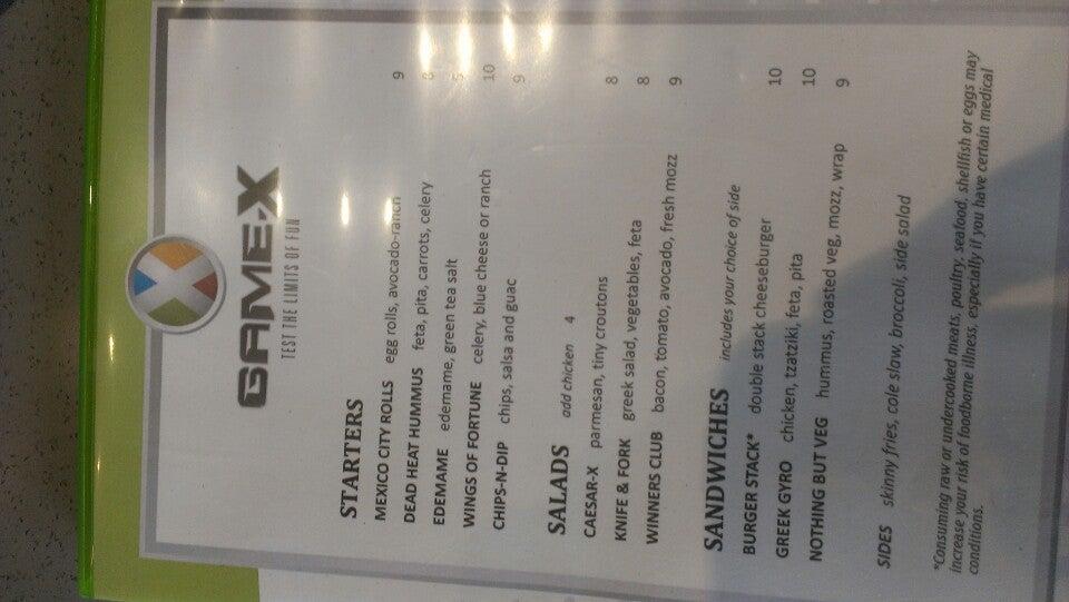 Game-X меню