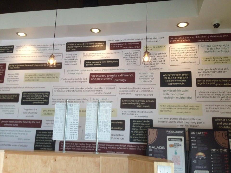 Pieology меню