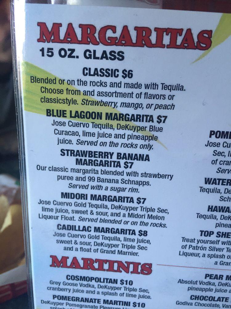 Cactus Cantina меню