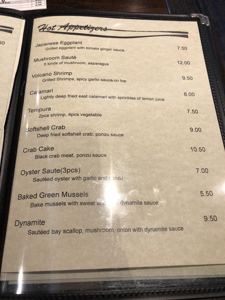 O2 Sushi Restaurant меню