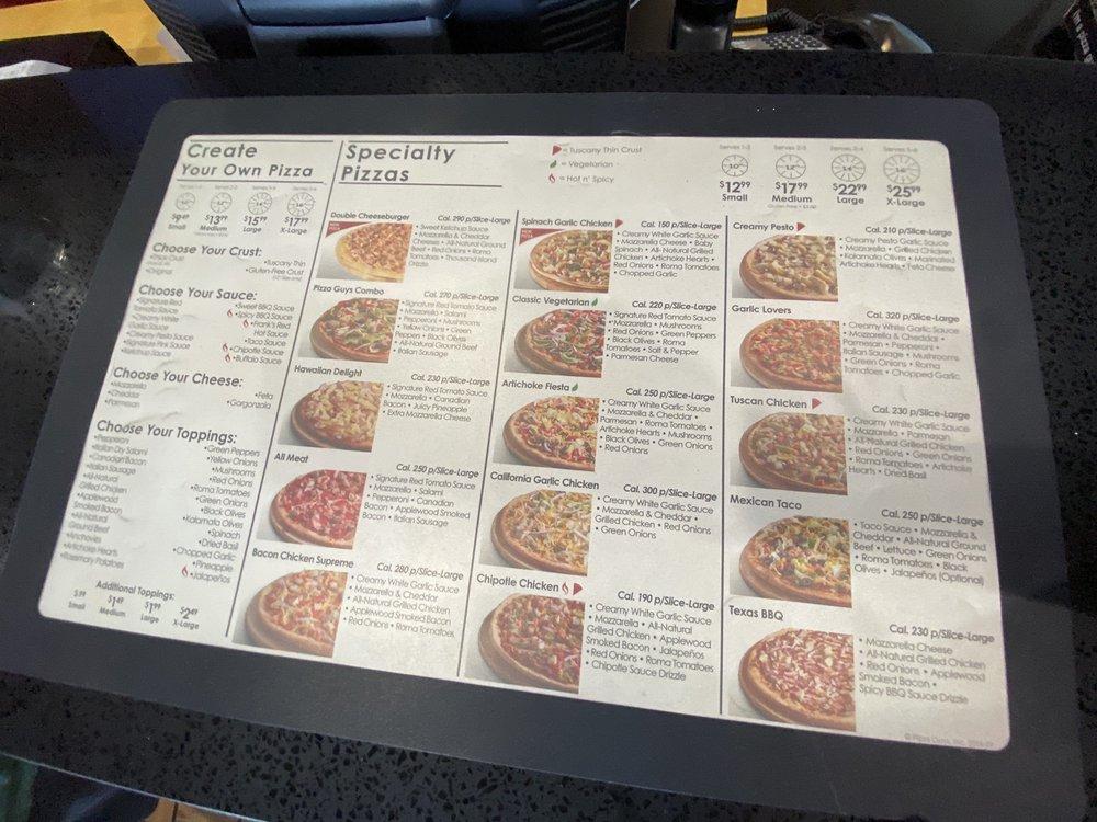 Pizza Guys меню