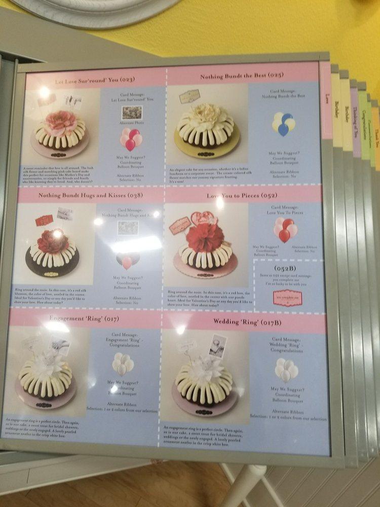 Nothing Bundt Cakes меню