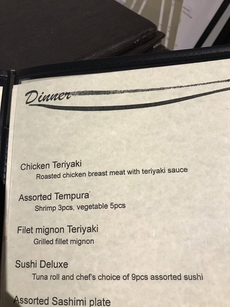 O2 Sushi Restaurant меню