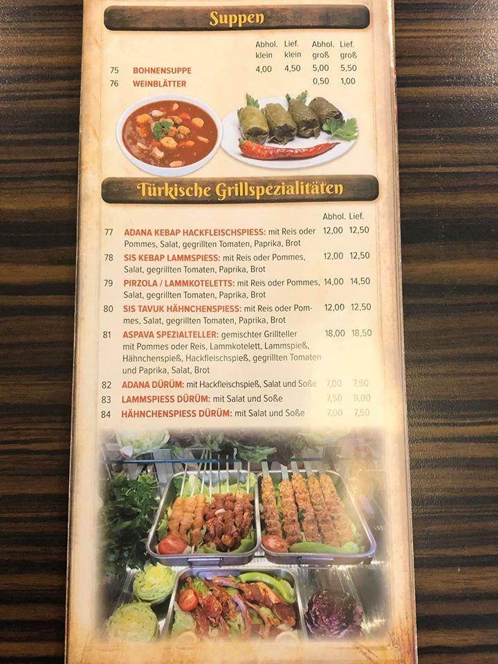 Aspava Döner & Pizzeria Rödermark меню