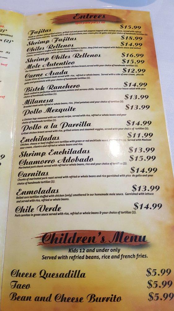 Anna's Mexican Grill меню