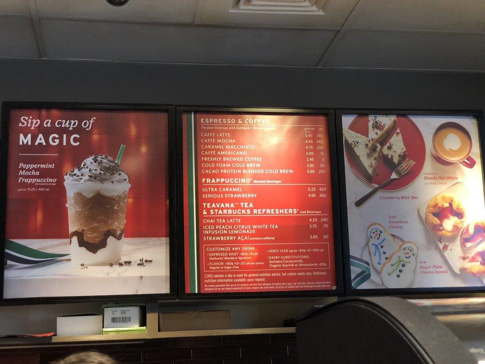 Starbucks Coffee Company меню