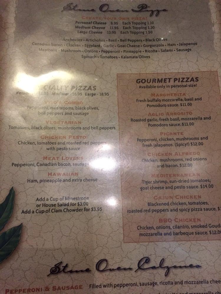Vito's Ristorante & Pizzeria меню
