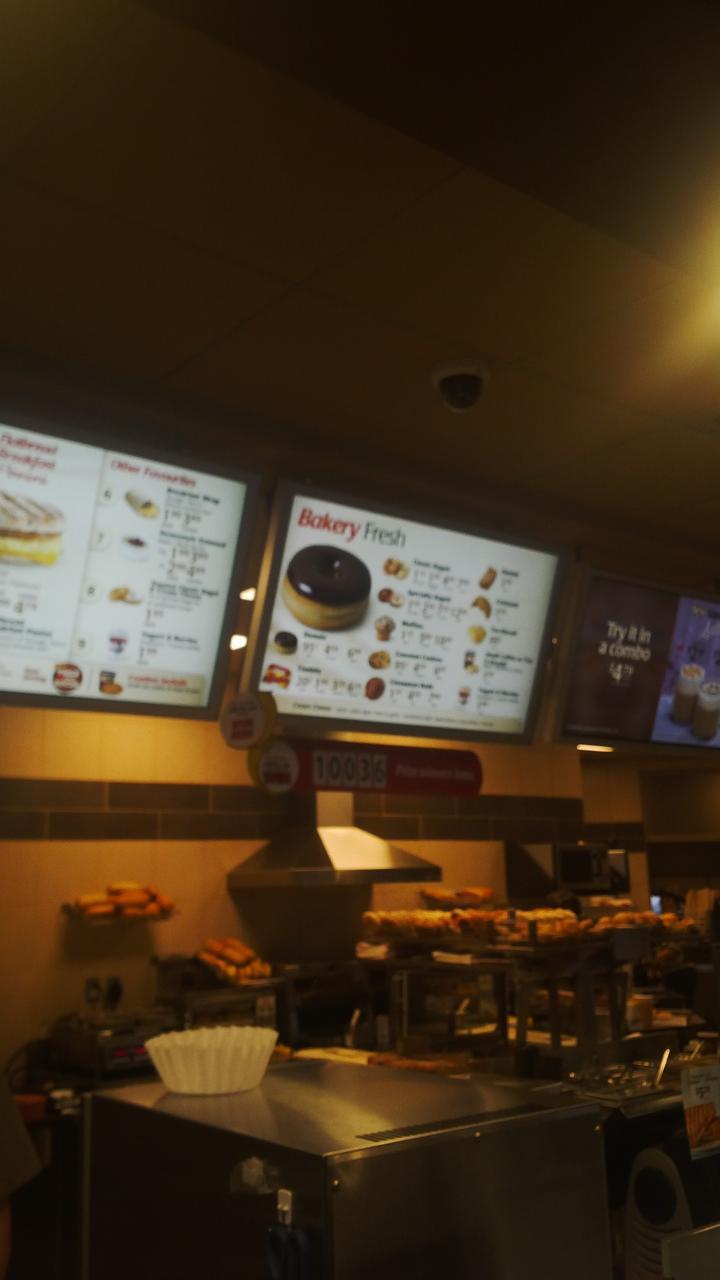 Tim Hortons меню