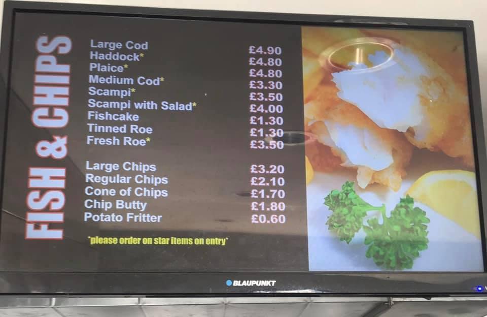 Alcester Fish Bar меню