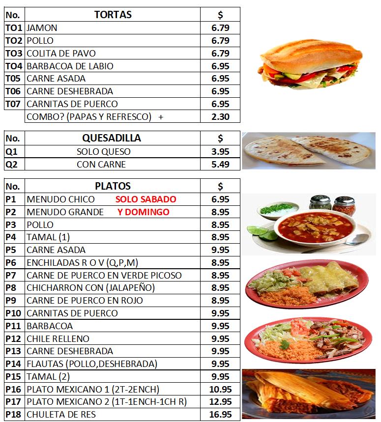 ChiLeo's меню