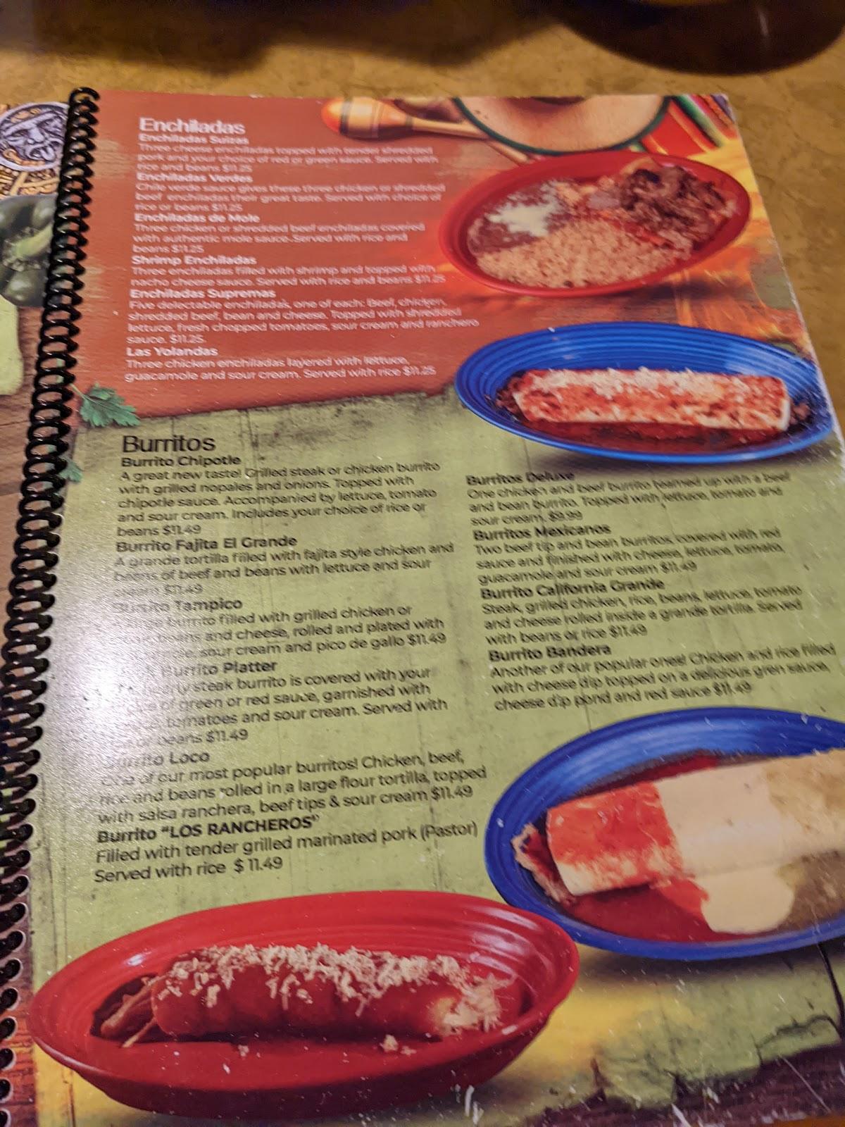 Los Rancheros меню