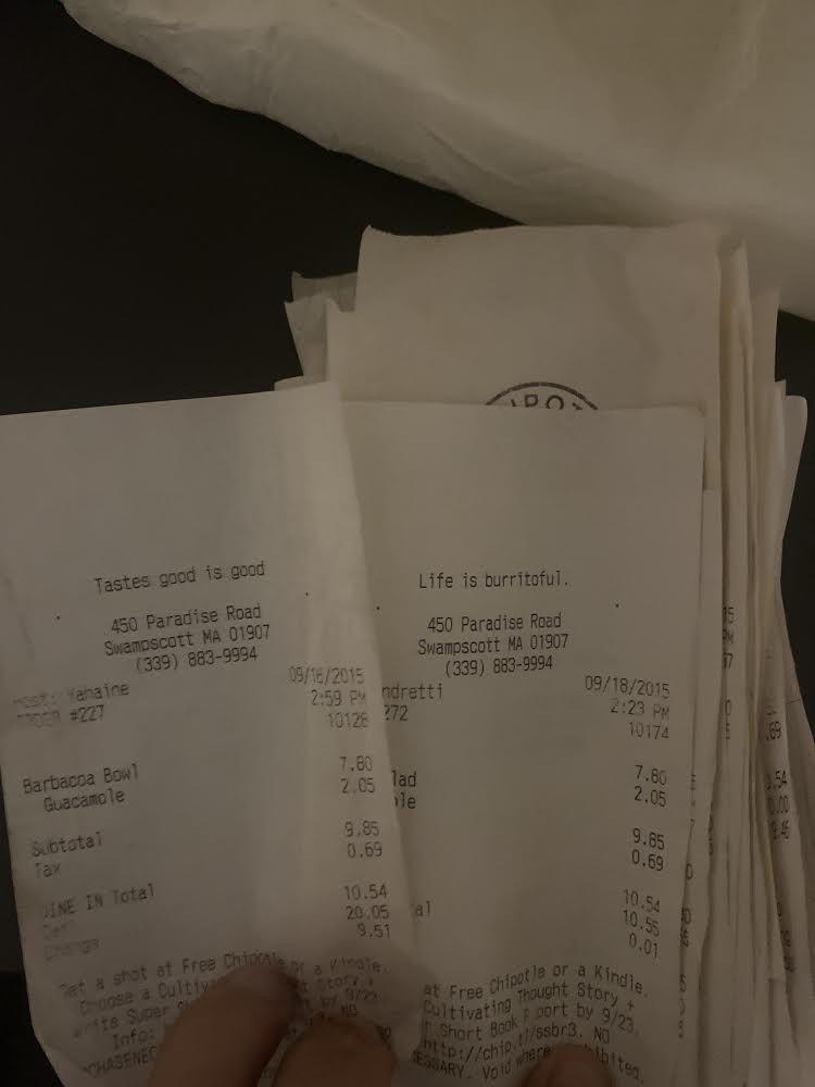 Chipotle Mexican Grill меню