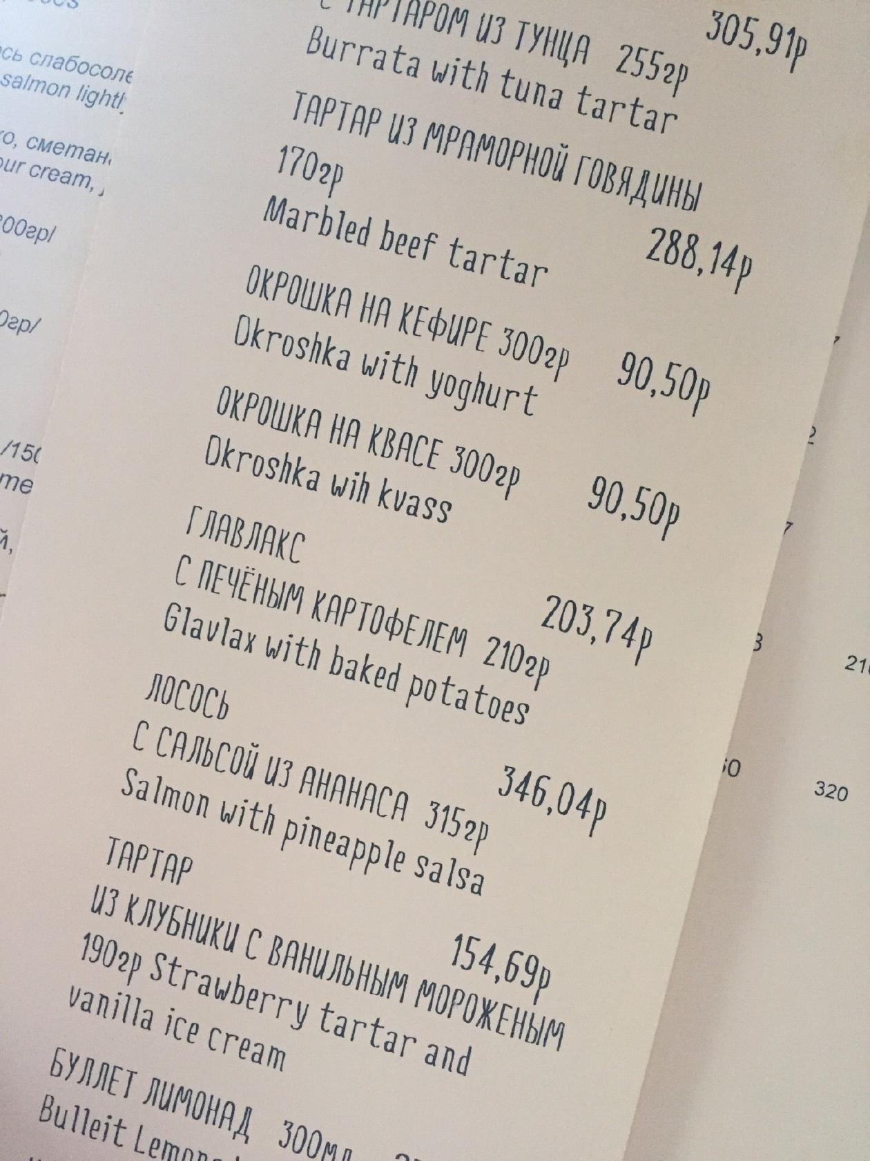 True Cost Прожектор меню