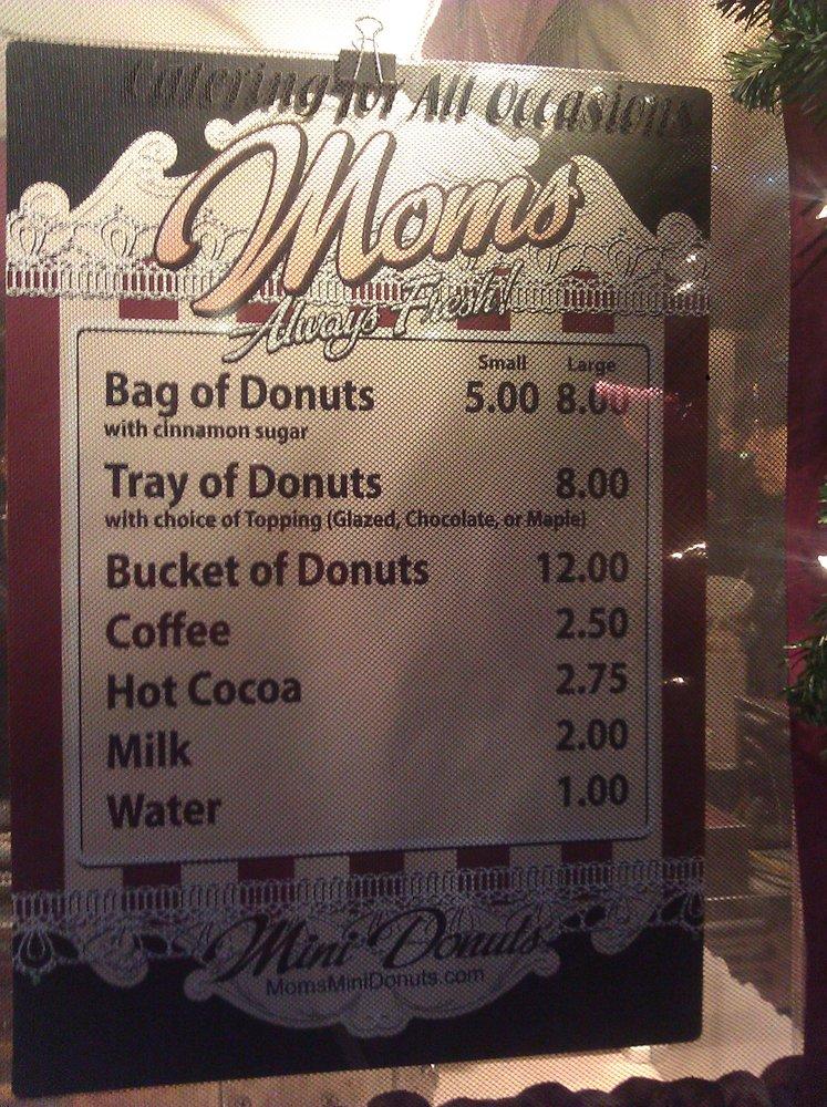 Mom's Mini Donuts меню