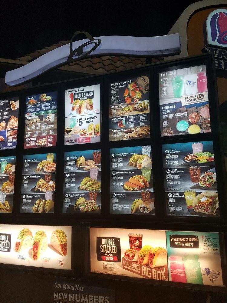 Taco Bell меню