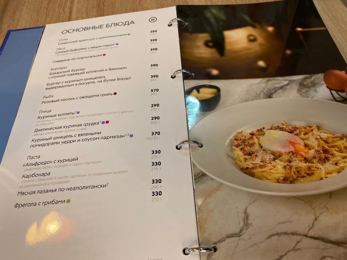 Шоколадница меню