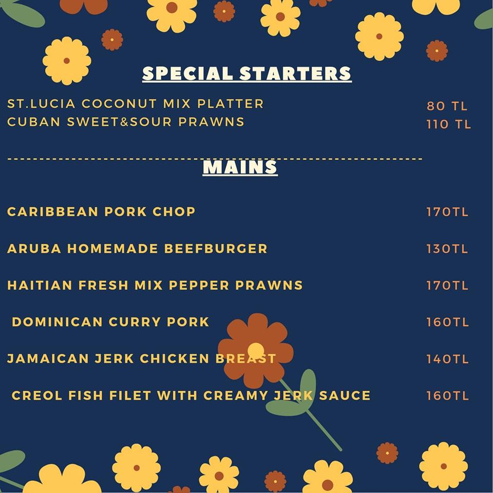 Coconut меню