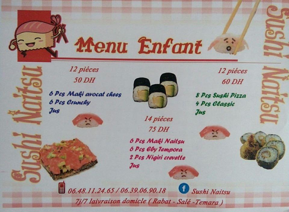 Sushi Naitsu меню